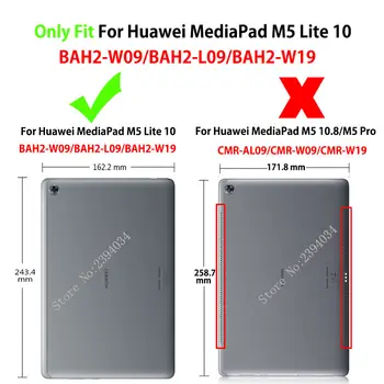 Pre Huawei MediaPad M5 lite 10 puzdro BAH2-L09/W09/W19 10.1
