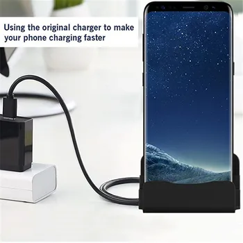 Pre Huawei P Smart 2019 Samsung M10 M30 A50 Dock Nabíjačka pre Sony XA2 10 Xiao Redmi iPhone Motorola Rýchle Nabíjanie