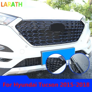 Pre Hyundai Tucson-2018 FUSION RACING MRIEŽKA GRIL PREDNEJ MASKY KRYT GRILY vhodné PRE FUSION MONDEO BLACK SILVER AUTO STYLING