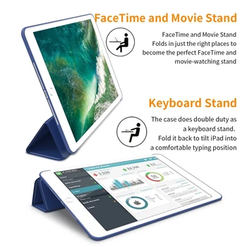 Pre iPad 10.2 2019/2020 puzdro pre iPad Vzduchu 4/3/2 Kryt pre iPad 9.7 2017/2018 mini 2/3/4/5 iPad 2/3/4 pre iPadPro 9.7/10.5/11
