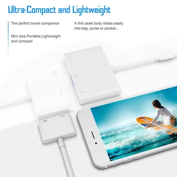 Pre iPad Vzduchu HDMI Adaptér Pre Lightning-Digital AV HDMI 4K Kábel USB Konektor 1080P HD Adaptéry Pre iphone X XS 8 7 6 5