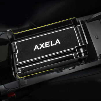 Pre Mazda 3 Alexa 2019 2020 Auto Strednej Lakťovej Opierky Box Úložný Stredovej Konzoly Organizátor Nádoby Držiak Na Okno Príslušenstvo