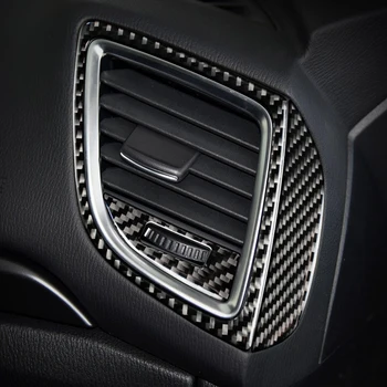 Pre MAZDA 3 Axela príslušenstvo Prieduch panel zdobia Prerobit uhlíkových vlákien automotive interior trim nálepky 2017 2018