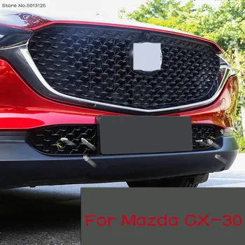 Pre Mazda CX30 CX-30 CX30 2020 2021 Prednej spodnej Nárazníka Grilovacia Mriežka Tvarovanie Krytu Auto Prednej Dolnej Strede Čierny bez Dekorácie