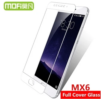 Pre meizu mx6 screen protector sklo tvrdené úplné pokrytie mofi pôvodný pre meizu mx 6 ochranné sklo film 9H 2.5 D premium