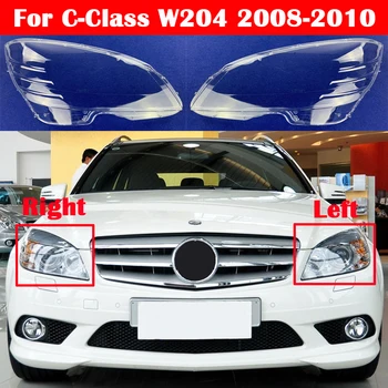 Pre Mercedes-Benz, C-Trieda W204 Roky 2008-2010 C180 C200 C260 C280 C300 200 tisíc 180k Auto Predných Svetlometov Kryt Sklo Objektívu Čiapky Shell