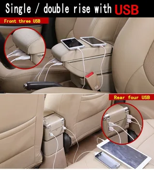 Pre Mitsubishi mirage Space Star opierkou box centrálny sklad obsah Úložný box s držiak popolníka USB rozhranie