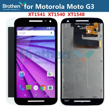 Pre Motorola Moto G3 LCD Displej Dotykový Displej Digitalizátorom. pre Moto G3 XT1541 XT1540 XT1548 LCD Montáž LCD Displej Nahradenie Top
