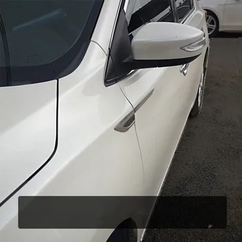 Pre Nissan Sentra Roky 2013-2018 Kvalitné Nálepky Auto Strane Prietok Vzduchu Ventilačné Čepeľ typ leaf stravovanie odvzdušňovací Patch accessorie Panel rám