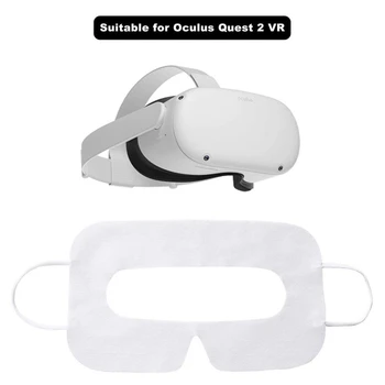 Pre oculus Quest 2 VR Očná Maska Bavlnenej látky Ochranu Tváre Jednorazové VR Kryt