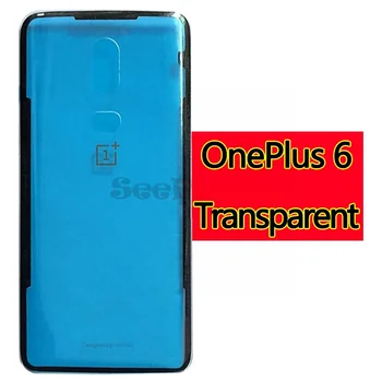 Pre Oneplus 6 Sklenený kryt Batérie Dvere Smart Telefónu Zadný Kryt Nahradenie Opravy Časť pre plus jeden 6T 1+6