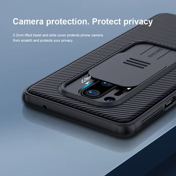 Pre OnePlus 8 Pro Prípade Nillkin CamShield Pro Posuňte Fotoaparát Zadný Kryt Pre OnePlus 8 Objektív Ochrana Prípade