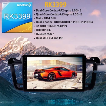 Pre PEUGEOT 508 2011 2012 - 2018 Auto multimediálny prehrávač Stereo Obrazovke Android, PX6 Rádio Audio GPS Nav Vedúci jednotky BT 3D Fotoaparát 360
