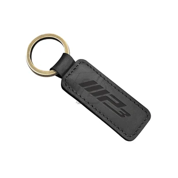 Pre Piaggio MP3 300 500 HPE Šport Skúter Keychain Cowhide Krúžok na kľúče