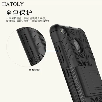 Pre Pokrytie Xiao Redmi 4X Prípade Anti-knock Heavy Duty Armor Zadný Kryt Redmi 4X Silikónové Telefón Nárazníka Prípade Pre Xiao Redmi 4X
