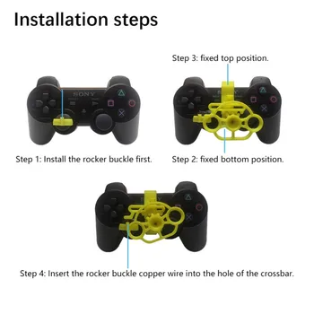 Pre PS4 PS3 Wireless Gamepad Joysticker Volant volant Simulácia Ovládača PC Počítač Závodná Hra Controller