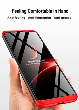 Pre Samsung Galaxy A11 A115F Prípade 360 Stupeň Úplné Pokrytie Chránené Matný Pevný Kryt Pre Samsung A11 2020 Kryt s Skla Film