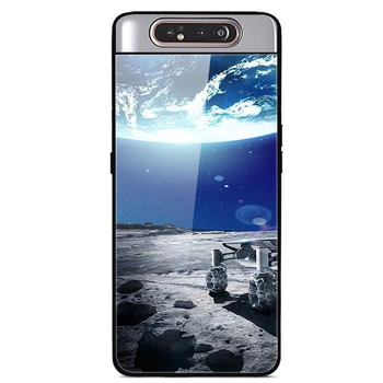 Pre Samsung Galaxy A80 Prípade Tvrdeného skla pevný zadný kryt Pre Samsung Galaxy M31 M21 M30S Prípade, Ochranné M 31 2020 Nárazníka Capa
