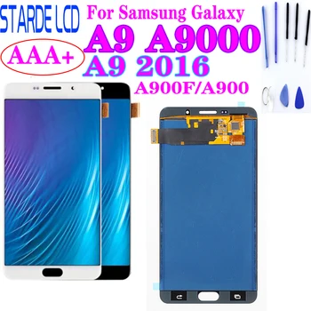 Pre Samsung Galaxy A9 2016 A900 A9000 LCD Displej Dotykový Displej Digitalizátorom. Montáž Náhradných Dielov Pre samsung A9 LCD Displej