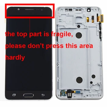 Pre Samsung Galaxy J5 2016 LCD SM-J510F J510G J510Y J510M J510 J510FN LCD Displej Dotykový Displej Digitalizátorom. S montážou Rámu