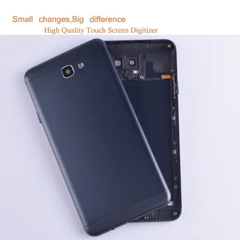 Pre Samsung Galaxy J7 Prime G610F G610 On7 2016 Bývanie Kryt Batérie Späť Kryt Prípade Zadné Dvere Šasi Shell Náhradné