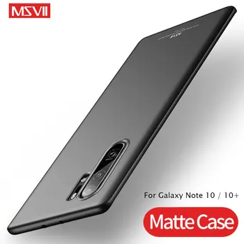 Pre Samsung Galaxy Note 10 Pro/Plus Prípade MSVII Slim Matný Coque Pre Samsung Poznámku 10+ Plus Prípade Pevný Kryt Pre Galaxy Note 10 Pro