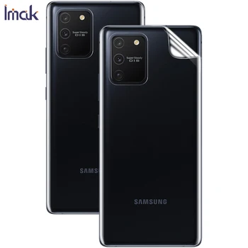 Pre Samsung Galaxy s rezacím zariadením S10 Lite Screen Protector IMAK Hydrogel III Displej Telefónu+Späť TPU Ochranná Fólia pre Samsung Galaxy A91 M80s