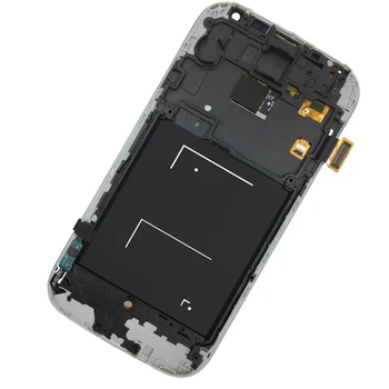 Pre Samsung Galaxy S4 i9505 i9500 i337 Super Kvalitný LCD Displej Testované Pracovných Dotykový Displej Rám S Tvrdeného Skla