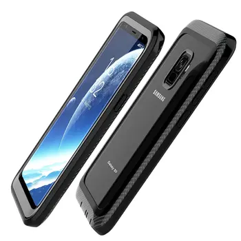 Pre Samsung Galaxy S9 Prípade 360 Stupňov Ochrany Full-Robustné telo Jasné Nárazníka Prípade S vstavaným-in Screen Protector