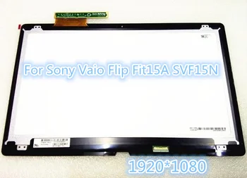Pre Sony Vaio Flip Fit15A SVF15N SVF15N27SCS SVF15N17CXB SVF15N1C5E LP156WF4 SPU1 Dotykový LCD Displej montáž