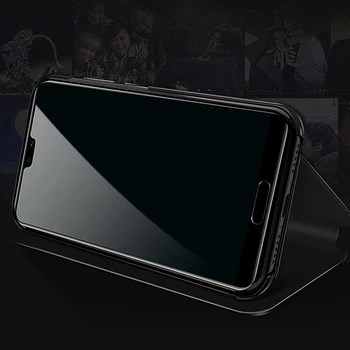 Pre Sony Xperia 1 II Prípade Luxusné Flip Stojan Jasné Zrkadla Telefón puzdro Pre Sony Xperia 1 II 1II Kryt 2020 6.5 Ochranné puzdro
