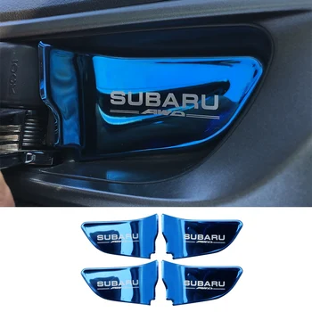 Pre Subaru Xv Impreza STI 2012016 2017 Lesník Legacy Outback Roky 2013-2018 Auto Interiérové Dvere, Rukoväť, Misa, Kryt Patch
