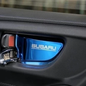 Pre Subaru Xv Impreza STI 2012016 2017 Lesník Legacy Outback Roky 2013-2018 Auto Interiérové Dvere, Rukoväť, Misa, Kryt Patch