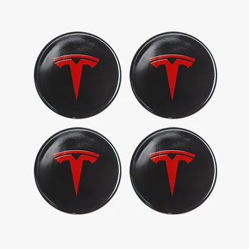 Pre Tesla Model 3 Kolieska Spp 2017-2020 Aero Kolesá Spp Auta Centrum Spp Set Odznak Kolesa Centrum spp kryt znak 4pcs/set Príslušenstvo