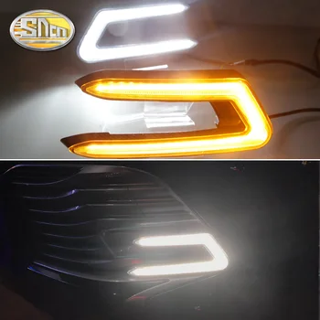 Pre Toyota Camry 2018 2019 LED Denných prevádzkových Svetlo Nárazníka Hmlové Svietidlo DRL S Žltá Zase Signál Lampa