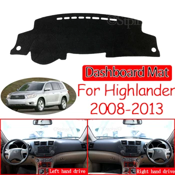 Pre Toyota Highlander XU40 Kluger 2008~2013 Anti-Slip Mat Panel Kryt Pad Slnečník Dashmat Koberec, Doplnky 2009 2011 2012