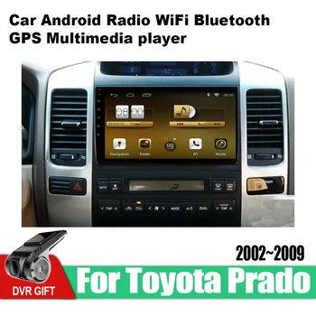 Pre Toyota Pôdy Cruiser Prado 2002 2003 2004 2005 2006 2007 2008 2009 Android Auta GPS Multimediálny Prehrávač Navigáciu Video Audio
