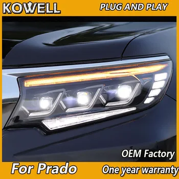 Pre Toyota Pôdy Cruiser Prado 2018 Svetlomety Prado LED Reflektor DRL LED Automobilové Príslušenstvo
