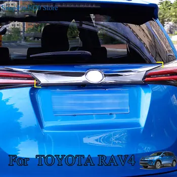 Pre Toyota Rav4 Rav 4 2016 2017 ABS Chrome Vonkajšie Spätné zadných dverí Dvere, Veko Kufra Výbava Kryt Dekoračné Nálepky, Auto Príslušenstvo