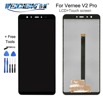 Pre Vernee V2 Pro LCD Displej Dotykový Displej Sklo Senzor Panel LCD Obrazovky Montáž na Vernee V2 Pro