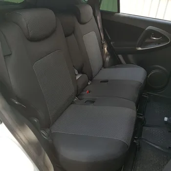 Pre Volkswagen Polo 2009-2020 гв. (разд. zadok. operadlo) (polo) móde kryt sedadla tkaniny jacquard [model Dublin Žakárové]