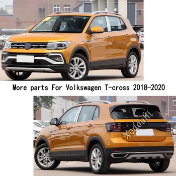 Pre Volkswagen VW T-cross Tcross 2018 2019 2020 Auto Nerezová Oceľ Zadný kryt Spodnej časti zadných dverí Veka batožinového priestoru Chvost Brány Výbava Rám