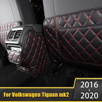 Pre Volkswagen VW Tiguan MK2 2016 2017 2018 2019 2020 Auto Vnútorného Kožené Sedadlá Anti-Kop Podložky Opierke, Ochranný Kryt, Rohoží