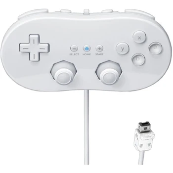 Pre Wii Klasické Dvojité Analógové Káblovom Ovládači Hier Pre Nintendo Wii Remote Controller Gamepad Controle Herné Príslušenstvo
