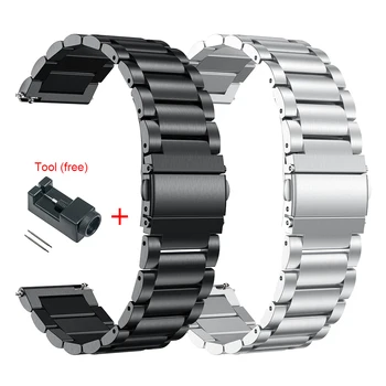 Pre Xiao Huami Amazfit GTR 47mm 42mm Zápästie Metal Band Náramok pre Amazfit Stratos 3 GTS His S Watchband 20 mm 22 mm