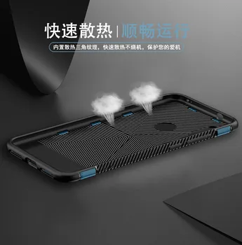 Pre Xiao Mi A2 Lite / Redmi 6 Pro Prípade Silikónový Nárazník Brnenie Shockproof Zadný Kryt Prípade Mi A2 Lite / Redmi6 6A Fundas