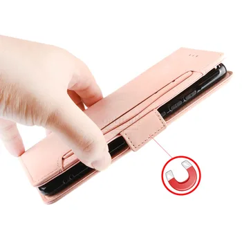 Pre Xiao MI Poco X3 NFC Peňaženky Prípade Magnetické Knihy Flip Cover Pre Pocophone M3 F2 Pro Držiteľa Karty Luxusné Kožené Telefón Fundas