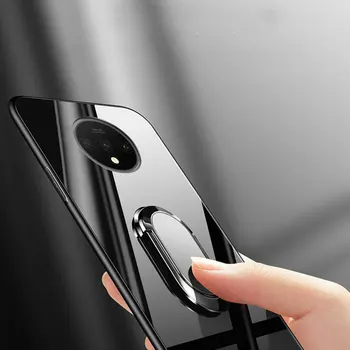 Pre Xiao POCO X3 NFC Prípade Tvrdeného Skla Magnet Krúžok Držiak na Zadný Kryt pre Xiao POCO X2, F2 Pro Redmi 9A 9C K30 Poznámka 9 9s