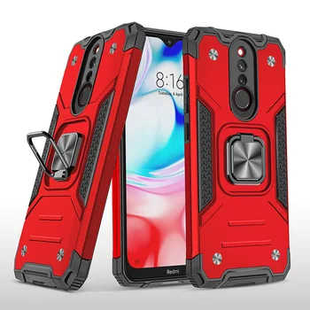 Pre Xiao Redmi 8A Prípade Redmi 8 Poznámka 8 Pro Shockproof Brnenie Drop Ochranné Obranca Magnet Držiteľ Krúžok puzdro PRE