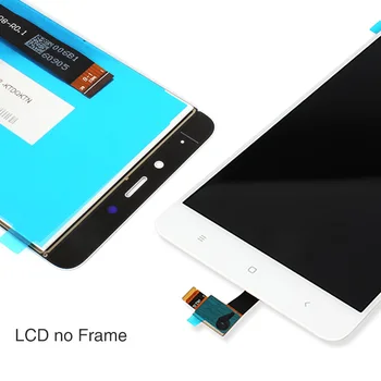 Pre Xiao Redmi Poznámka 4X 4 GB 64 GB LCD Displej + Rám Dotykový Panel Redmi Poznámka 4X Mediatéka Heliograf X20 LCD Digitalizátorom. Časti